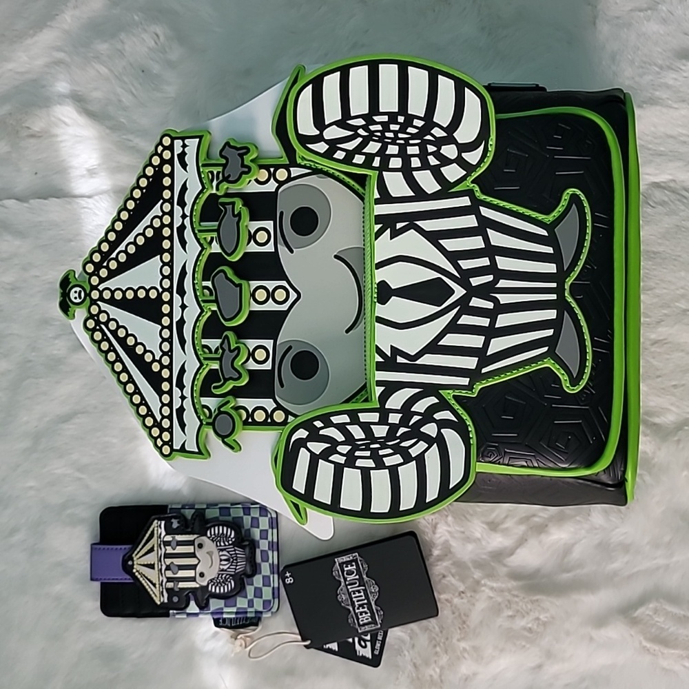 Beetlejuice Carousel Mini Backpack/Card Holder Bundle